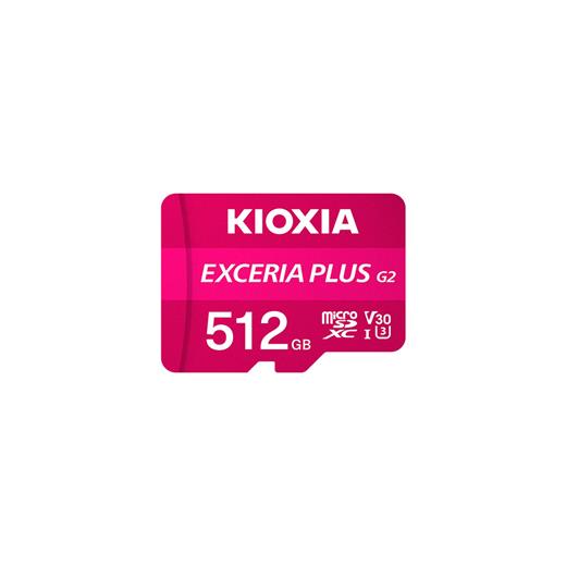 512GB KIOXIA EXCERIA PLUS G2 SDXC 4K 100/MB/s LMPL2M512GG2
