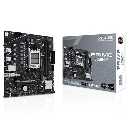 Asus Prıme B650M-F Ddr5 7200+(Oc) Hdmı M.2 Am5 Mb