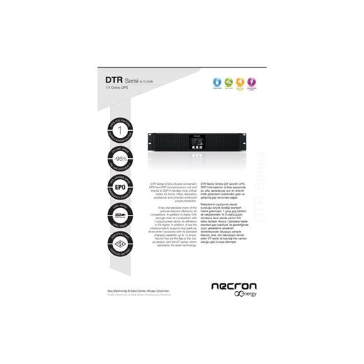 Necron DTR Serisi Rack DTR 6kVA/6kW Rack Tipi Online Ups- Kesintisiz Güç Kaynağı