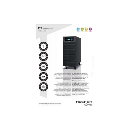 Necron 10KVA/10KW Yeni Nesil Dt 10K Online Ups Güç Kaynağı