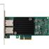 Intel X550-T2 Dual / 2 Port 10GbE PCI-E X4 Ethernet Kart - X550T2BLK