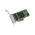 Intel I350-T4 Quad / 4 Port Gigabit PCI-E X4 Ethernet Kart - I350T4BLK
