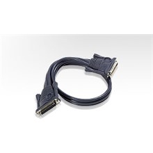 Aten-2L-1700 Aten Kvm (Keyboard/Video Monitor/Mouse) Switch’Ler İçin Kaskad Bağlantı Kablosu, 0.60 Metre, D-Sub 25 Erkek ≪-≫ D-Sub 25 Dişi - 1