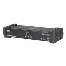 Aten-Cs1782A 2 Port Usb Dvı Dual Link Kvmp™(Keyboard/Video Monitor/Mouse) Periferi (Çevre Cihazlarla (Usb) Bağlantı Kurabilir) Switch, 3D Desteği - 1