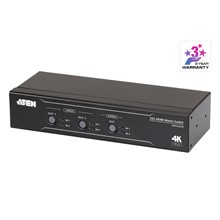 Aten-Vm0202Hb 2 X 2 True 4K Hdmı Matrix Switch With Audio De-Embedder - 1